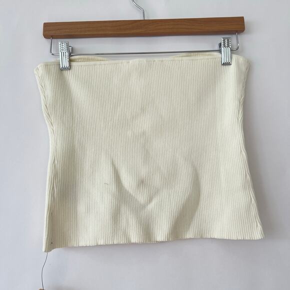 Reformation Womens Jenni Strapless Sweater Size XL NEW - Picture 6 of 9